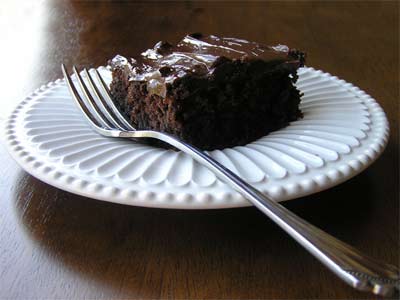 chocolate cake No Frills Chocolate Cake