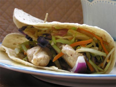 thai chicken wraps Thai Chicken Wraps