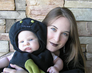 mom and baby