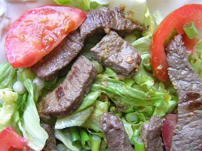 steak salad